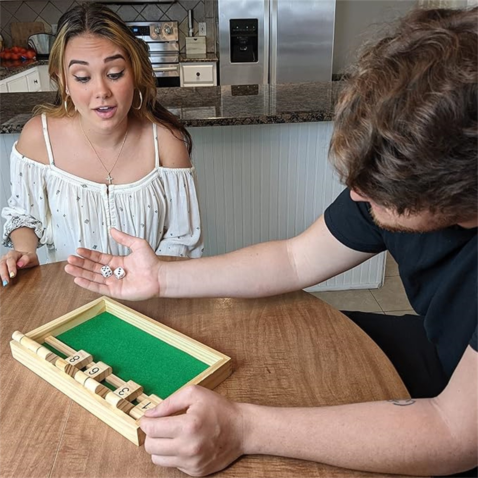 Party Games For 3 People - Close The Box Dice Board 2-4