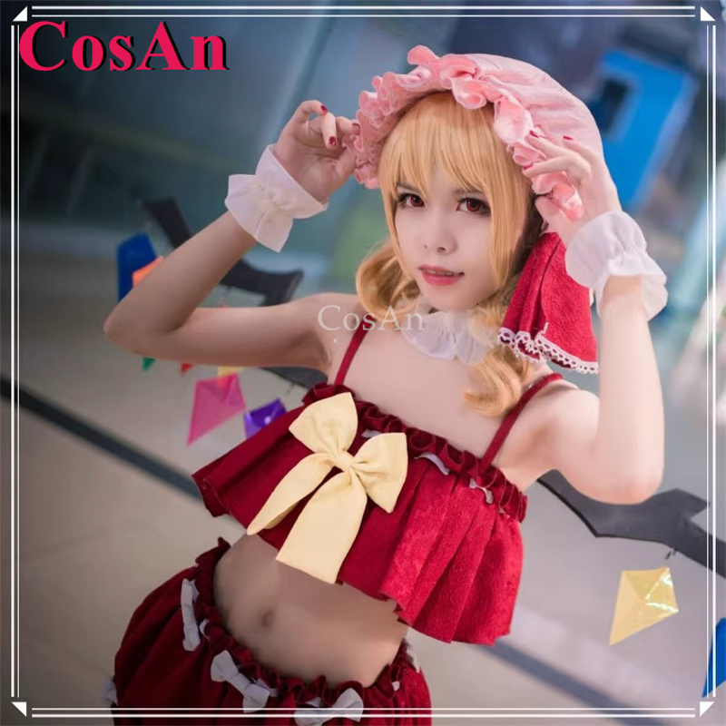 Party Games New - CosAn【Customized】Game Touhou Project Flandre Scarlet Cosplay
