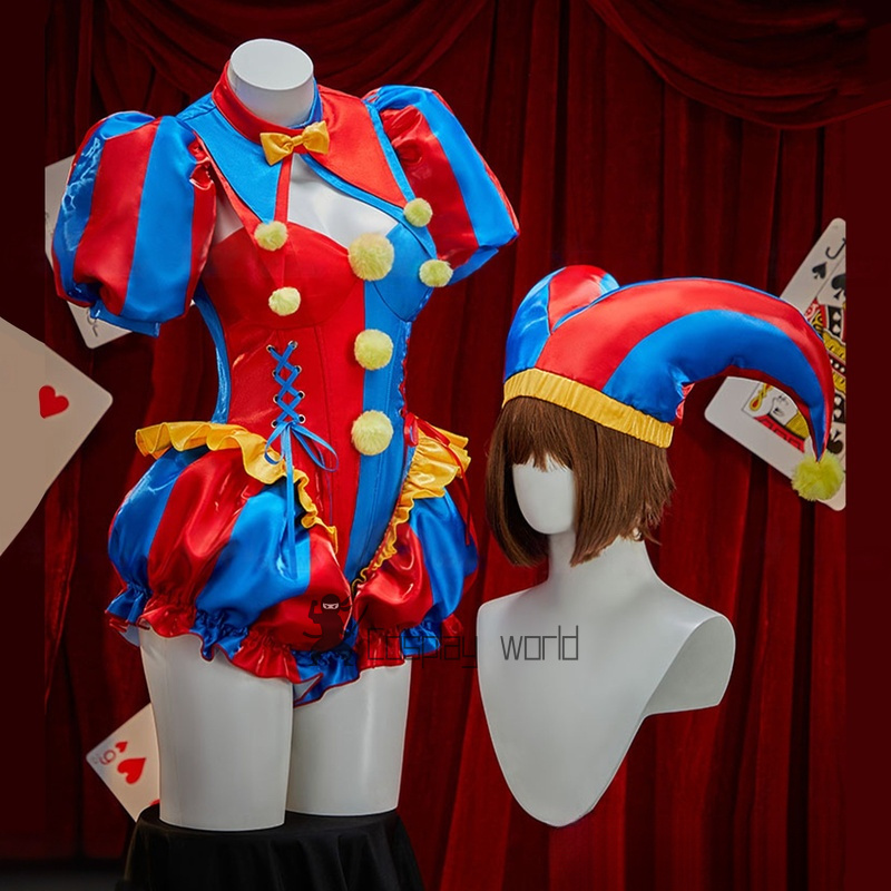 Party Games Name - Newly Pomni Cosplay Costume for Halloween