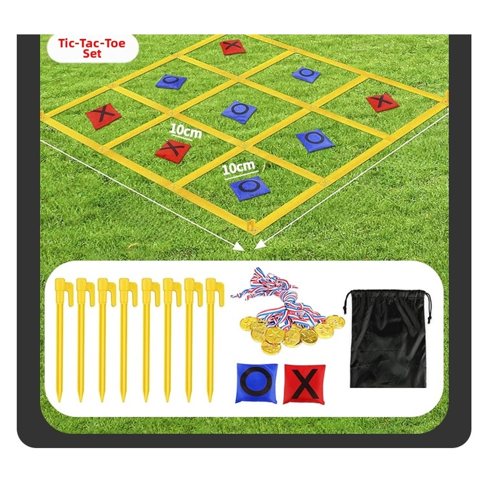 Tic Tac Toe Giant - Foldable Giant Tic Tac-Toe Outdoor Board