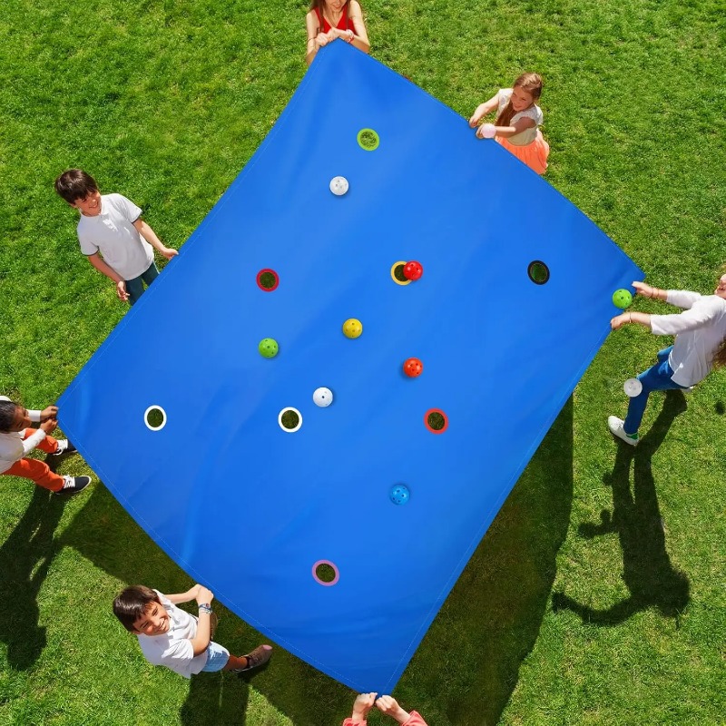 Party Games Group For Adults - 1PC Team Building Cooperative Hole Tarp