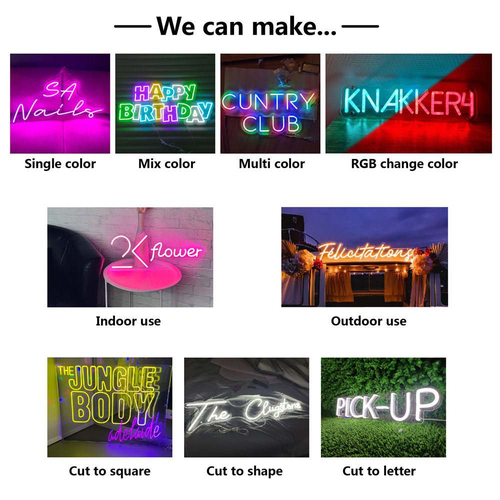 Customizable LED Neon Sign Nam - Party Games Name 评论和价格