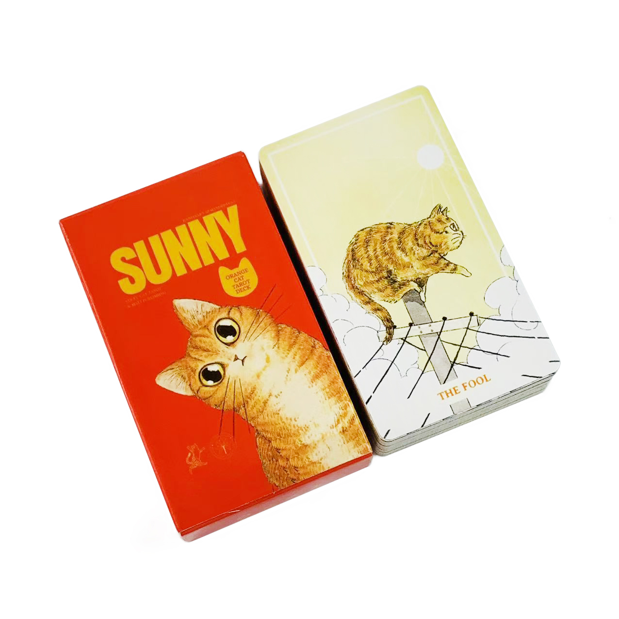 Sunny Orange Cat Tarot Deck A  - Party Games Sunny 评论和价格