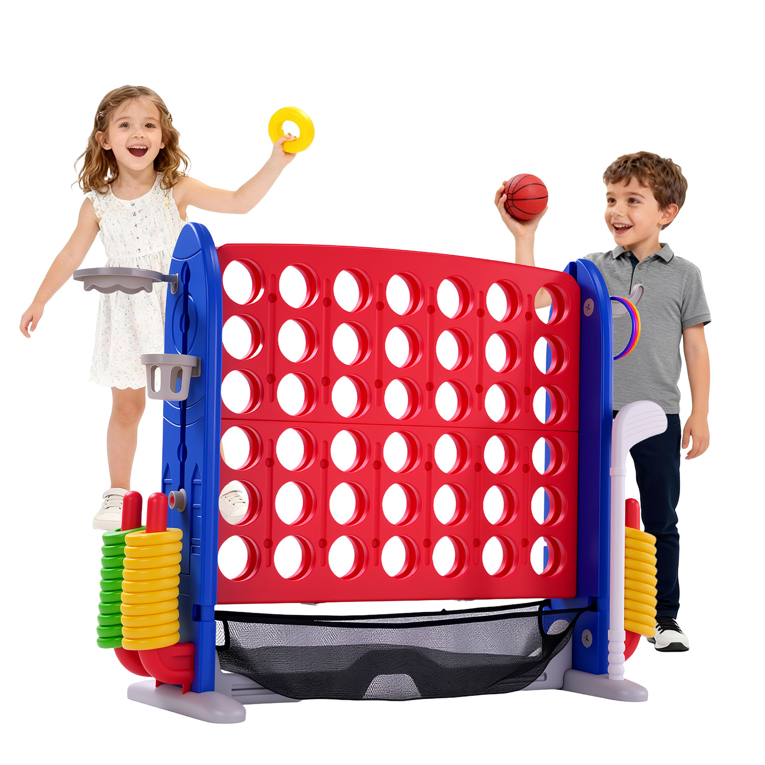 4-in-1 Giant Connect Game Set  - Giant Connect Four 评论和价格