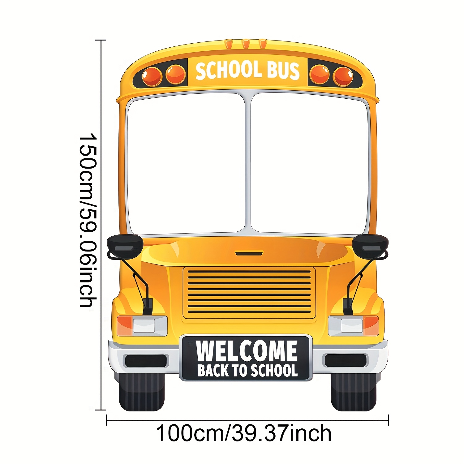 2D flat 1pc back-to-school sea - Party Games Bus 评论和价格