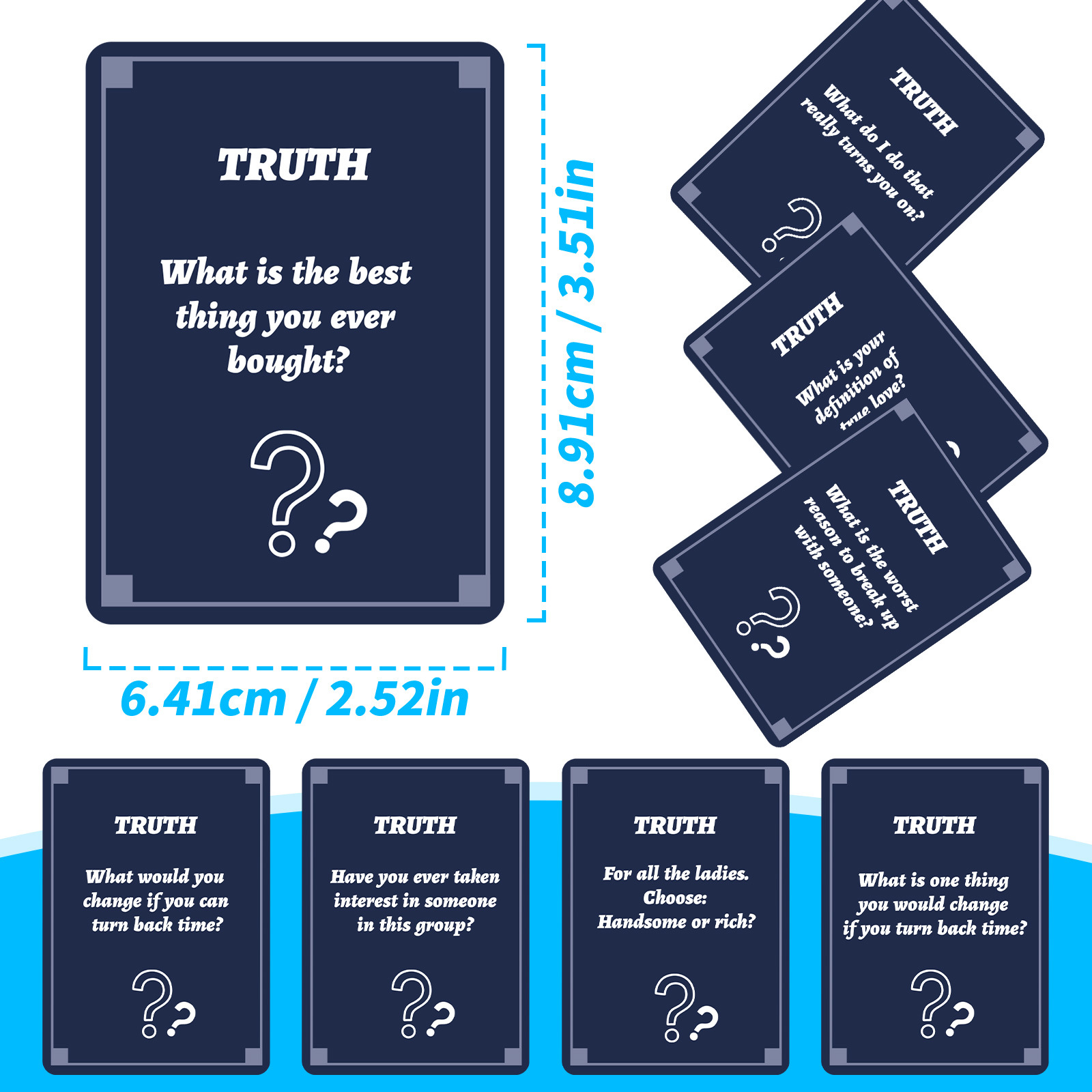 50Pcs Party Game Cards for Adu - Party Games Group For Adults 评论和价格