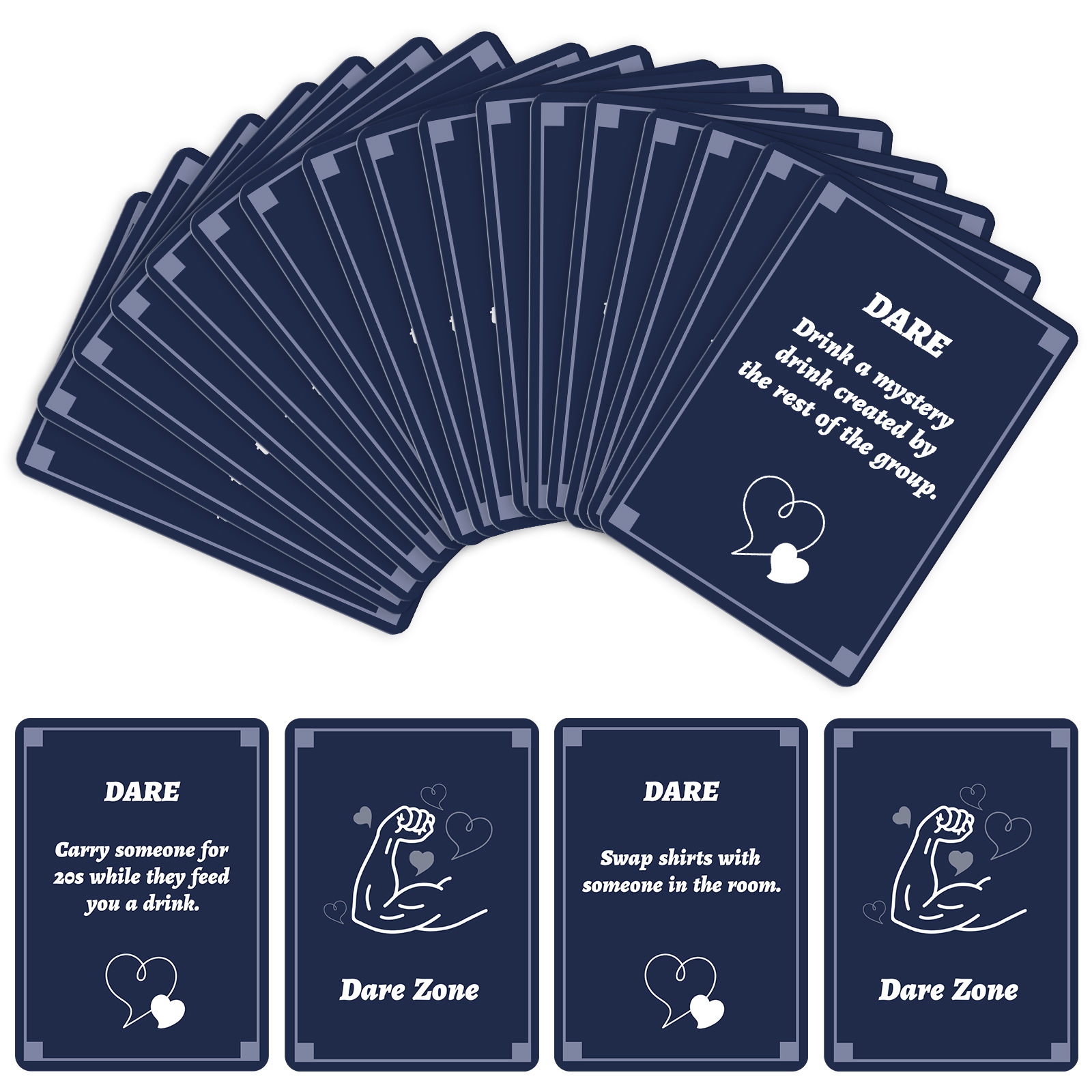 50Pcs Party Game Cards for Adu - Party Games Group For Adults 评论和价格