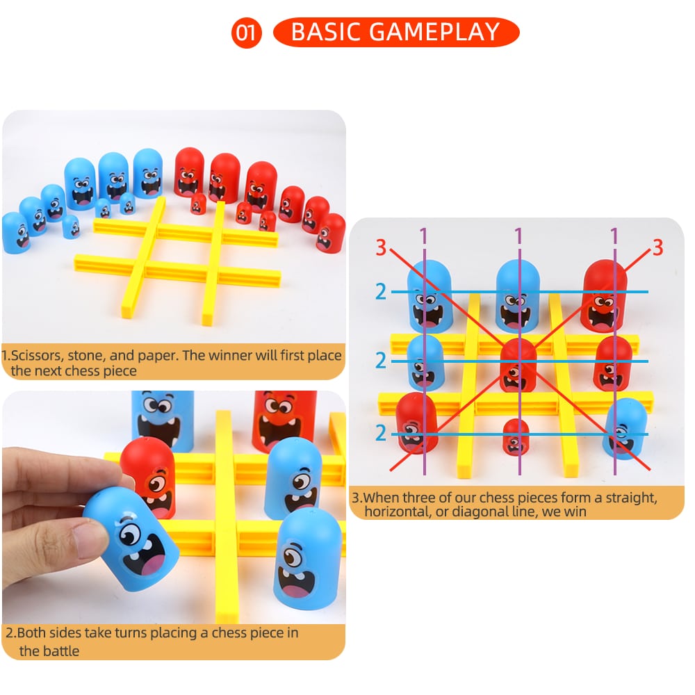 Funny Table Board Games Tic Ta - Tic Tac Toe Giant 评论和价格