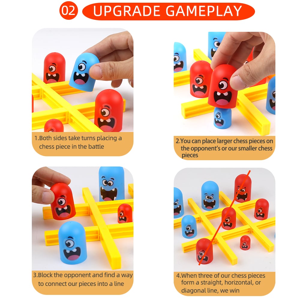 Funny Table Board Games Tic Ta - Tic Tac Toe Giant 评论和价格