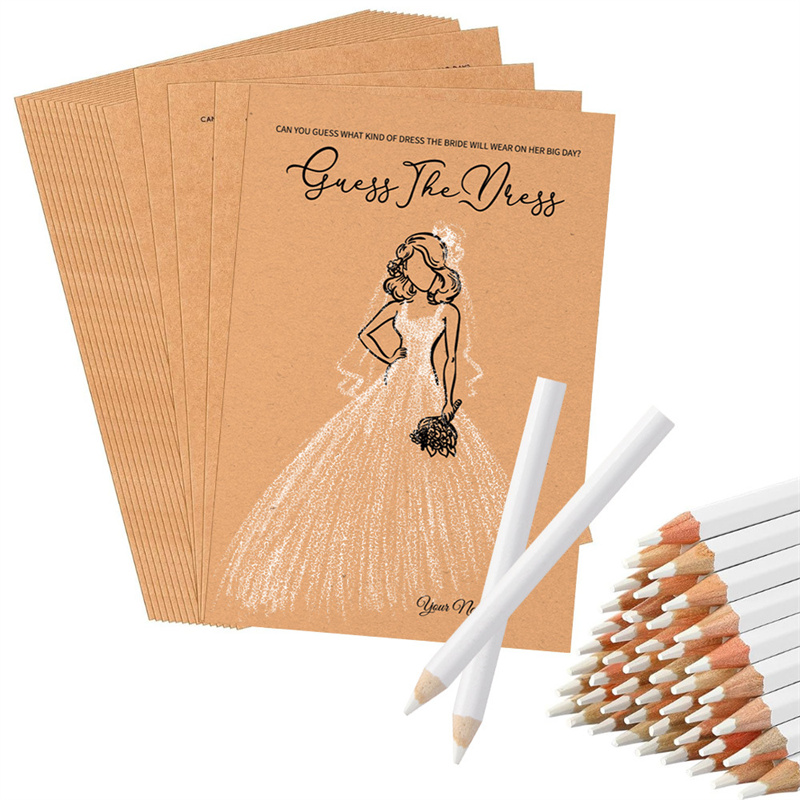 20pcs Guess Dress Game Cards W - Party Games Bridal Shower 评论和价格