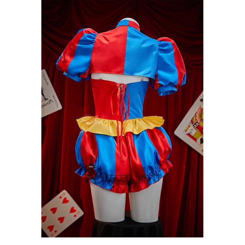 Newly Pomni Cosplay Costume fo - Party Games Name 评论和价格