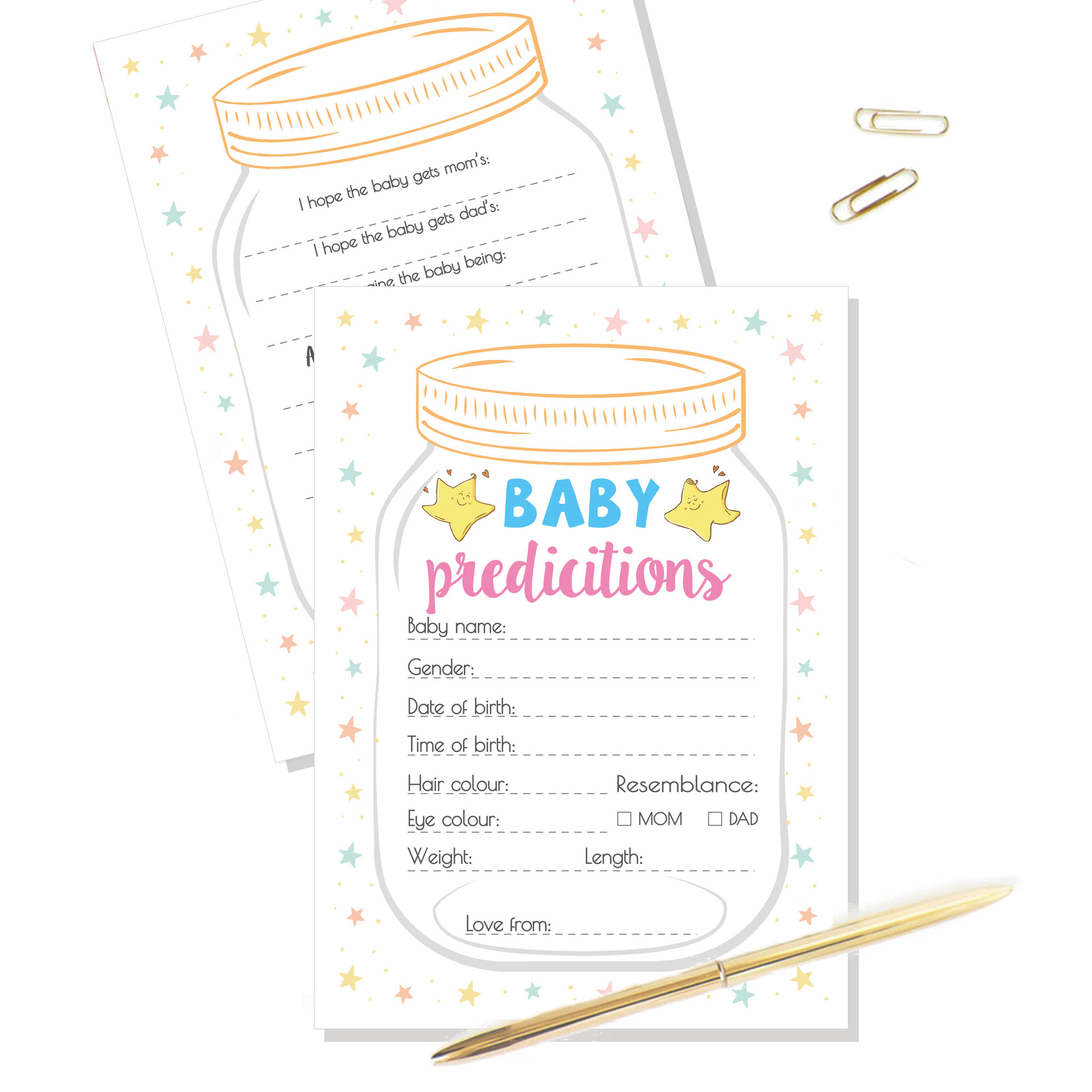 10pcs Gender Reveal Baby Showe - Party Games Group For Adults 评论和价格