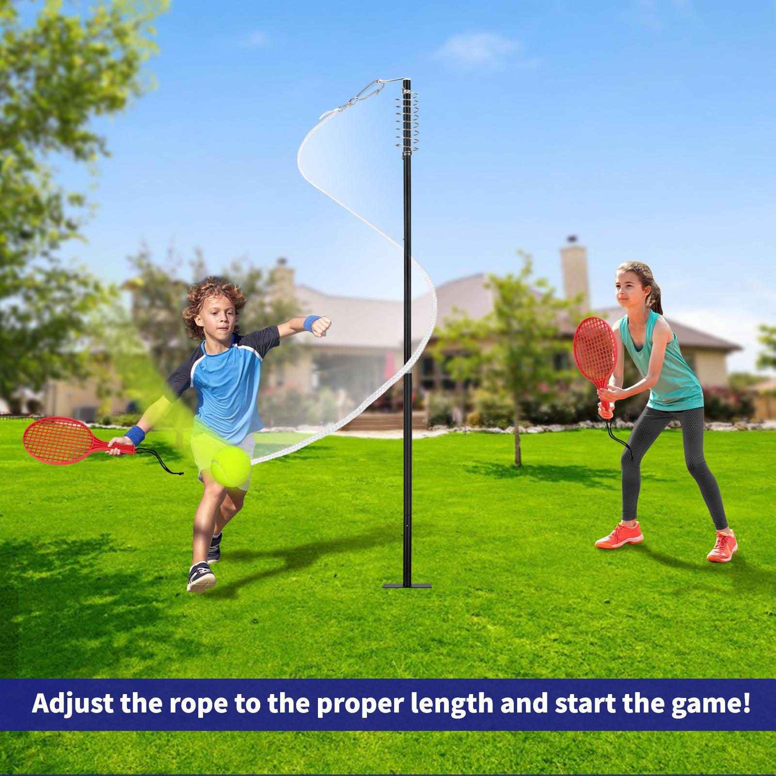 Tennis Training Aid Ball and R - Badminton Set Garden 评论和价格
