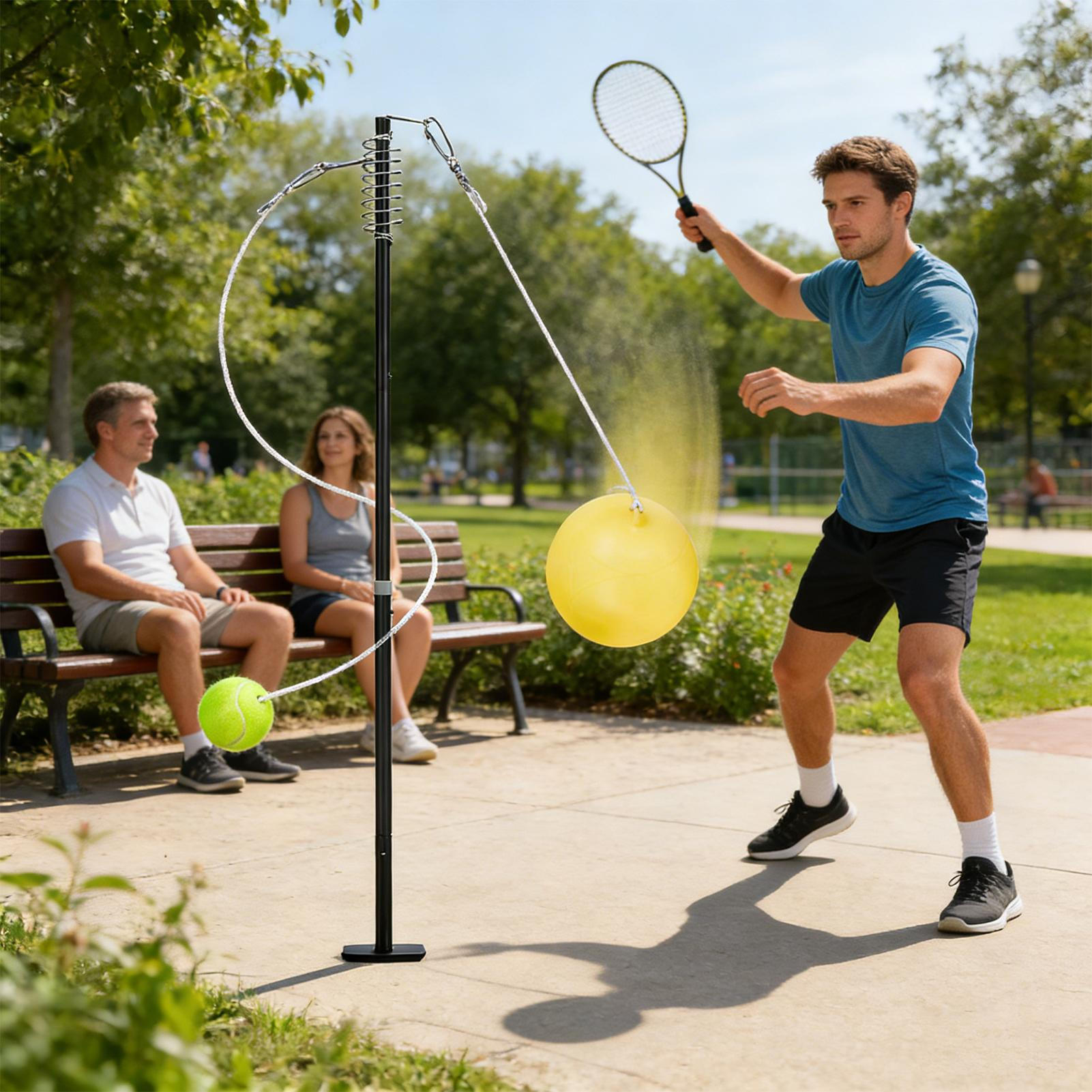 Tennis Training Aid Ball and R - Badminton Set Garden 评论和价格