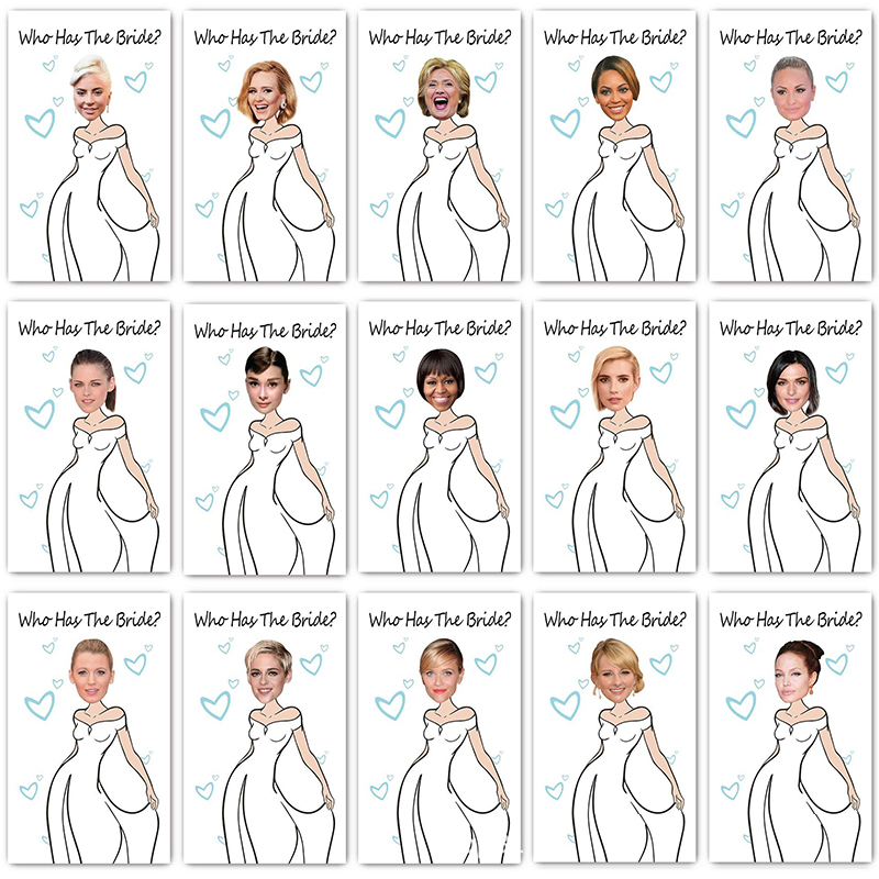New Bridal Shower Games - Who  - Party Games Bridal Shower 评论和价格