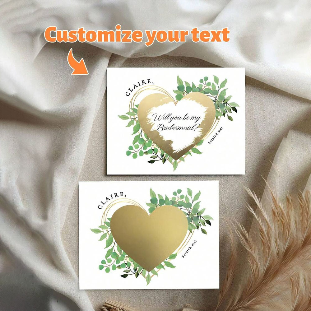 1 Piece of Bridesmaid Invitati - Party Games Name 评论和价格