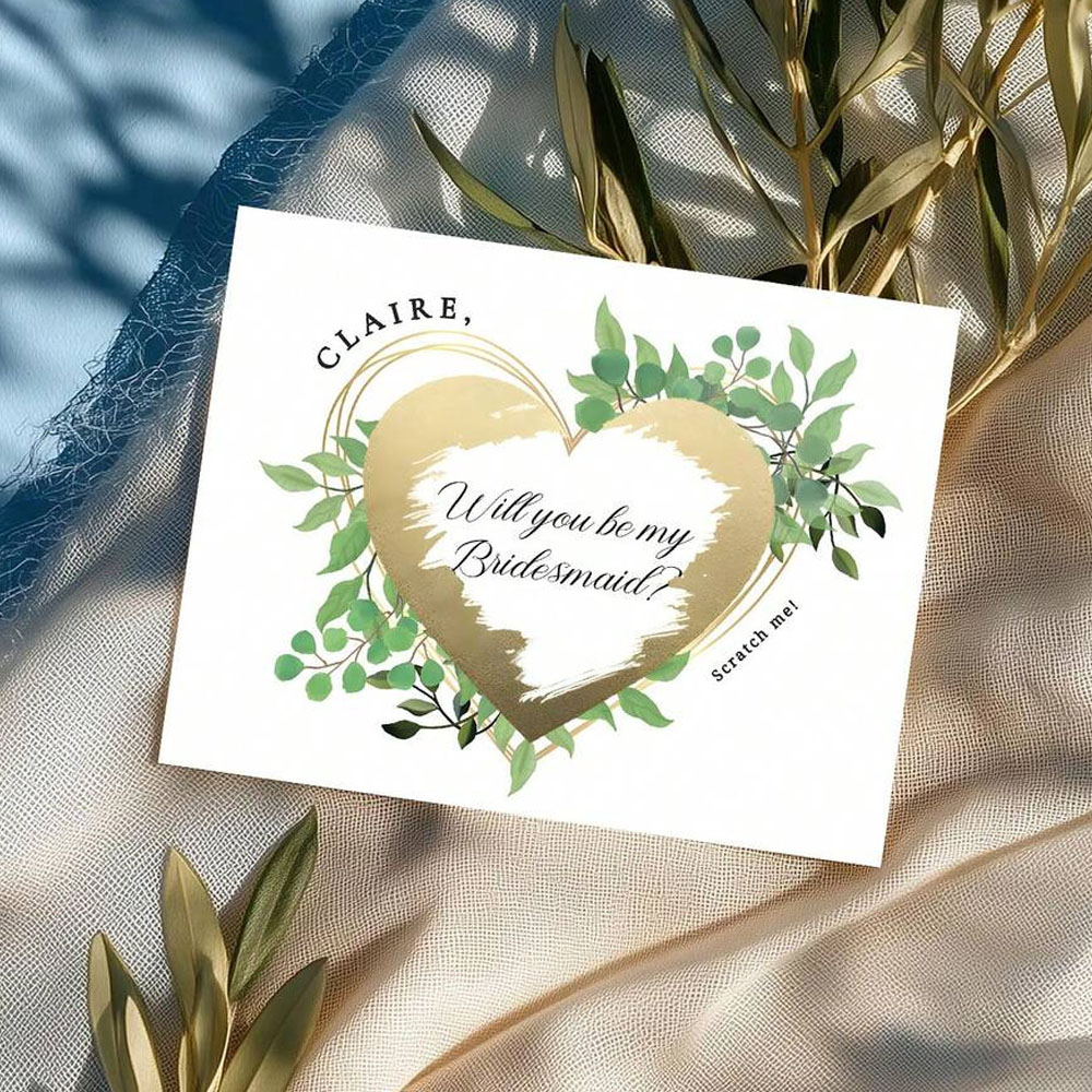 1 Piece of Bridesmaid Invitati - Party Games Name 评论和价格