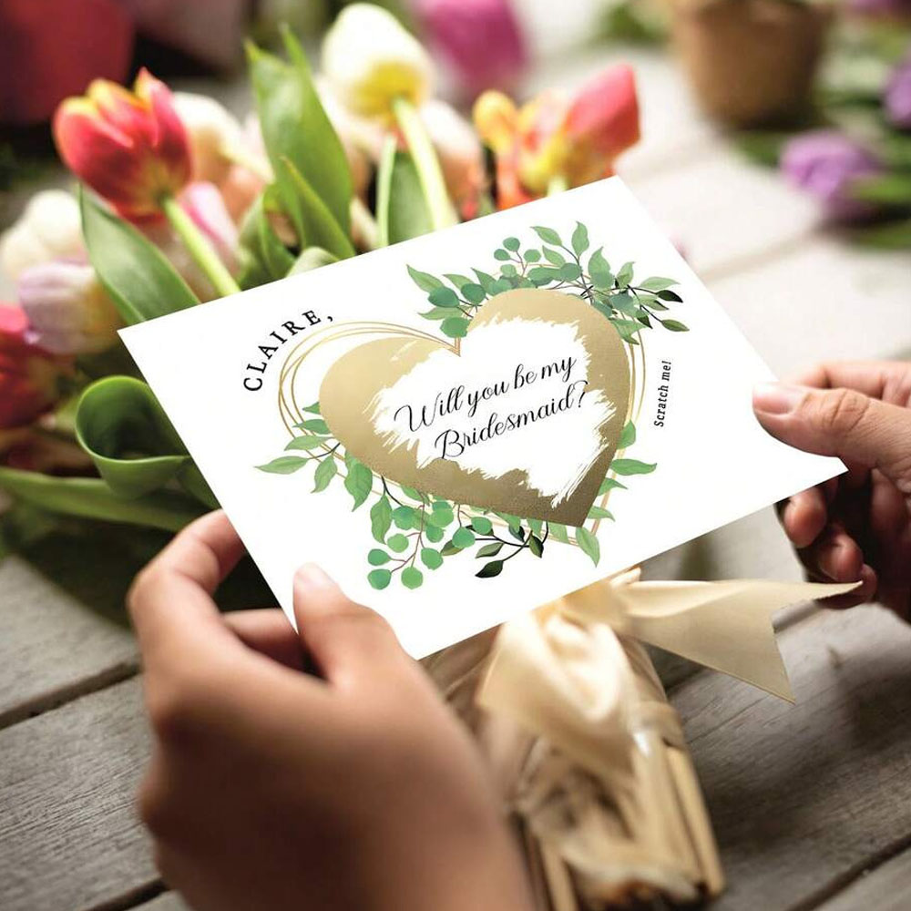 1 Piece of Bridesmaid Invitati - Party Games Name 评论和价格