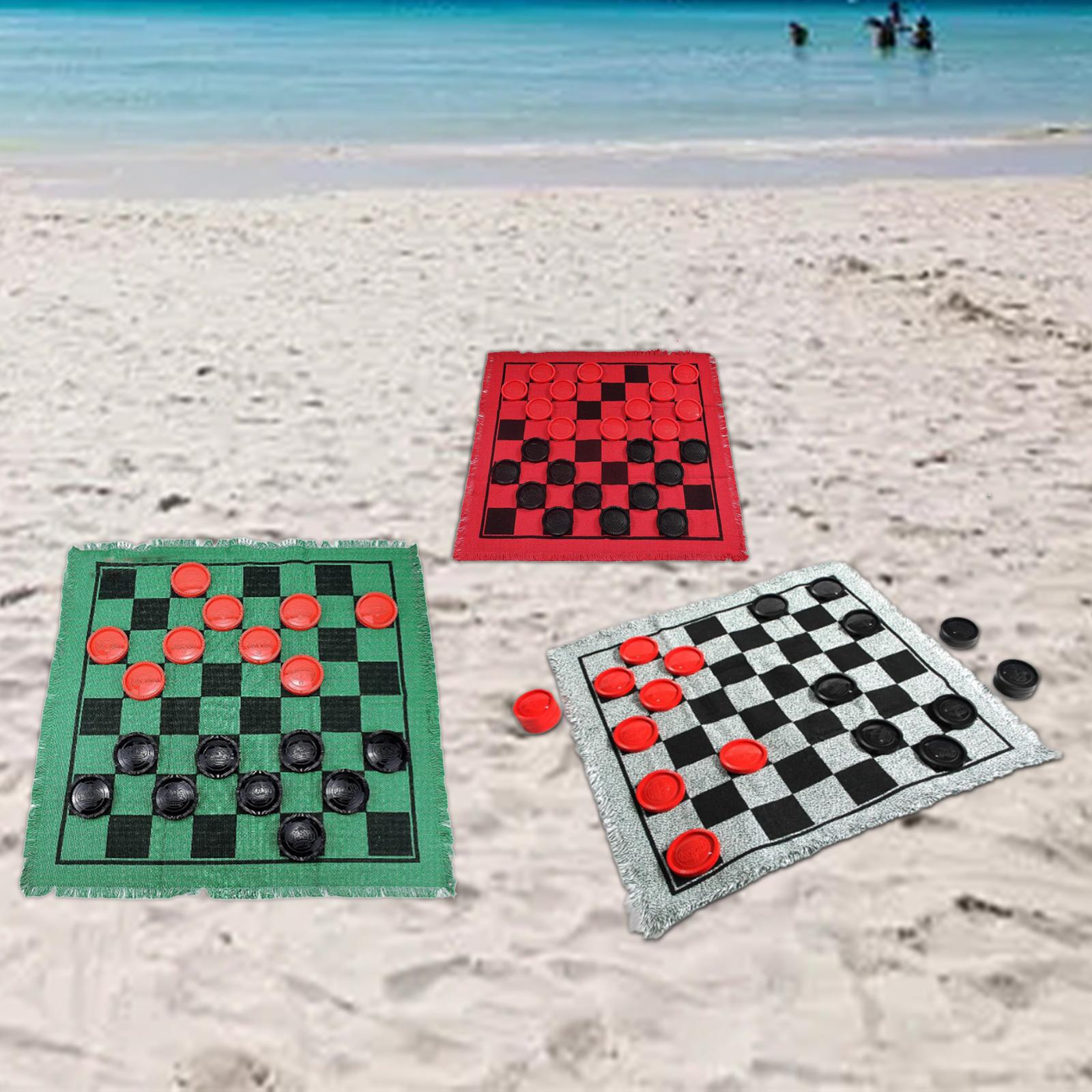 Giant Checkers Board Game Set, - Tic Tac Toe Giant 评论和价格