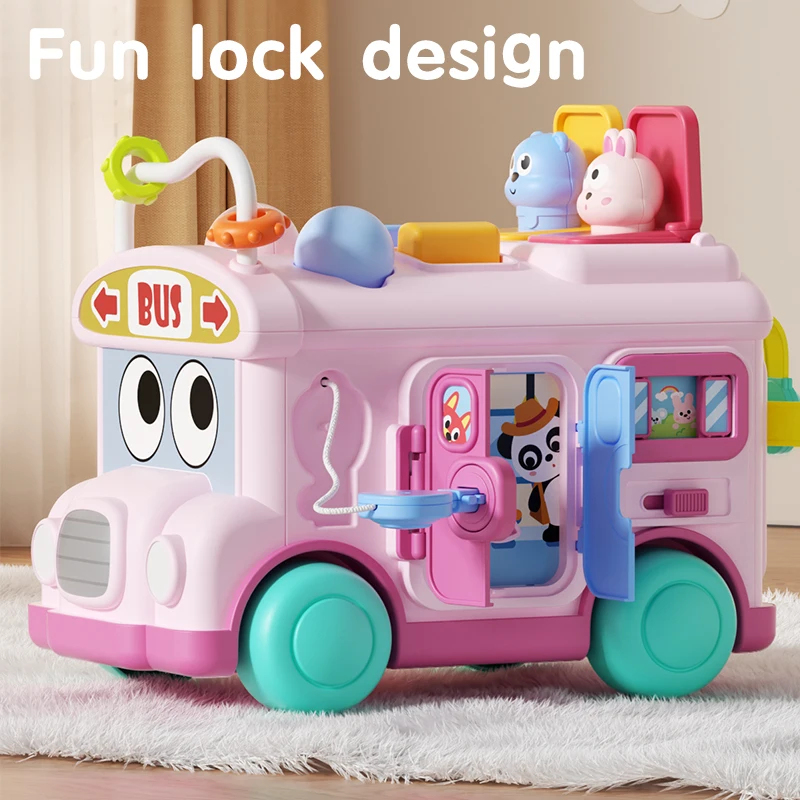 Montessori Educational Baby Bu - Party Games Bus 评论和价格