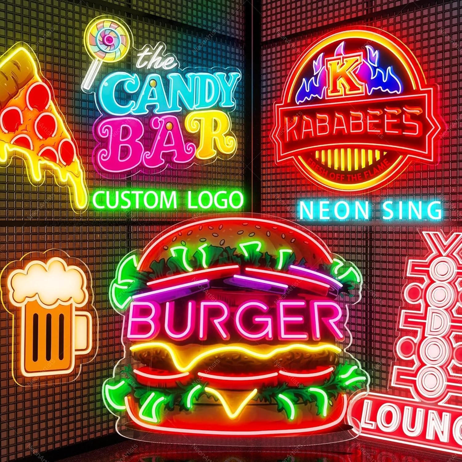 Custom LED Neon Sign Personali - Party Games Name 评论和价格