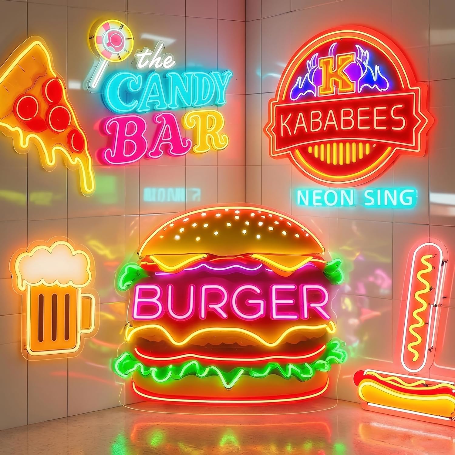 Custom LED Neon Sign Personali - Party Games Name 评论和价格