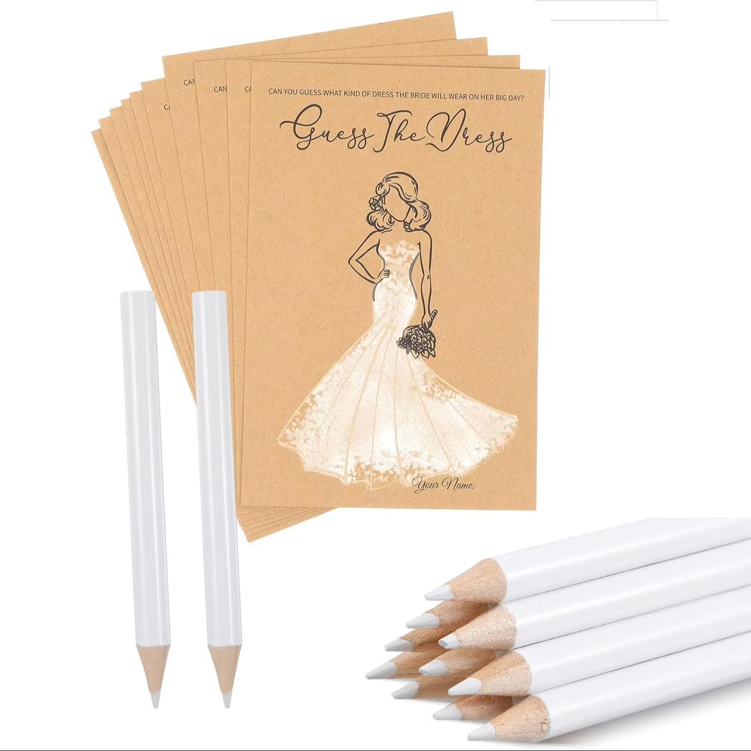10 Sets Bridal Shower Game Kit - Party Games Bridal Shower 评论和价格