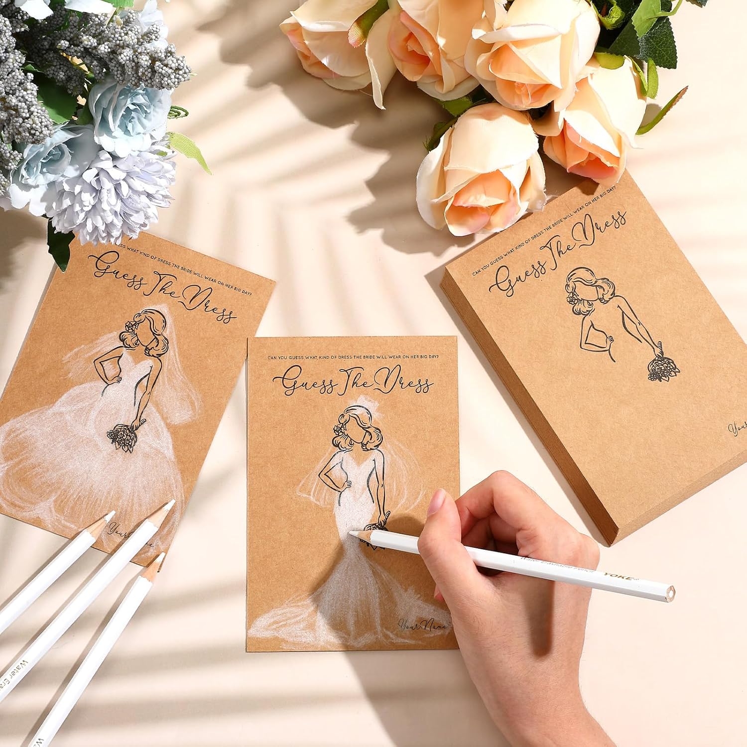 10 Sets Bridal Shower Game Kit - Party Games Bridal Shower 评论和价格