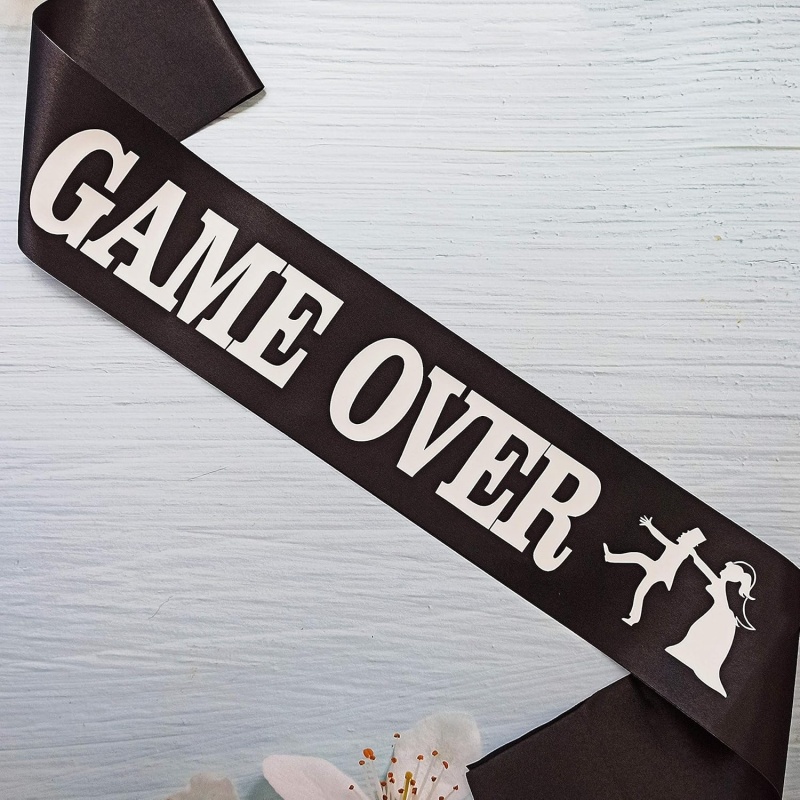 Game Over Bachelor Party Groom - Party Games Bridal Shower 评论和价格