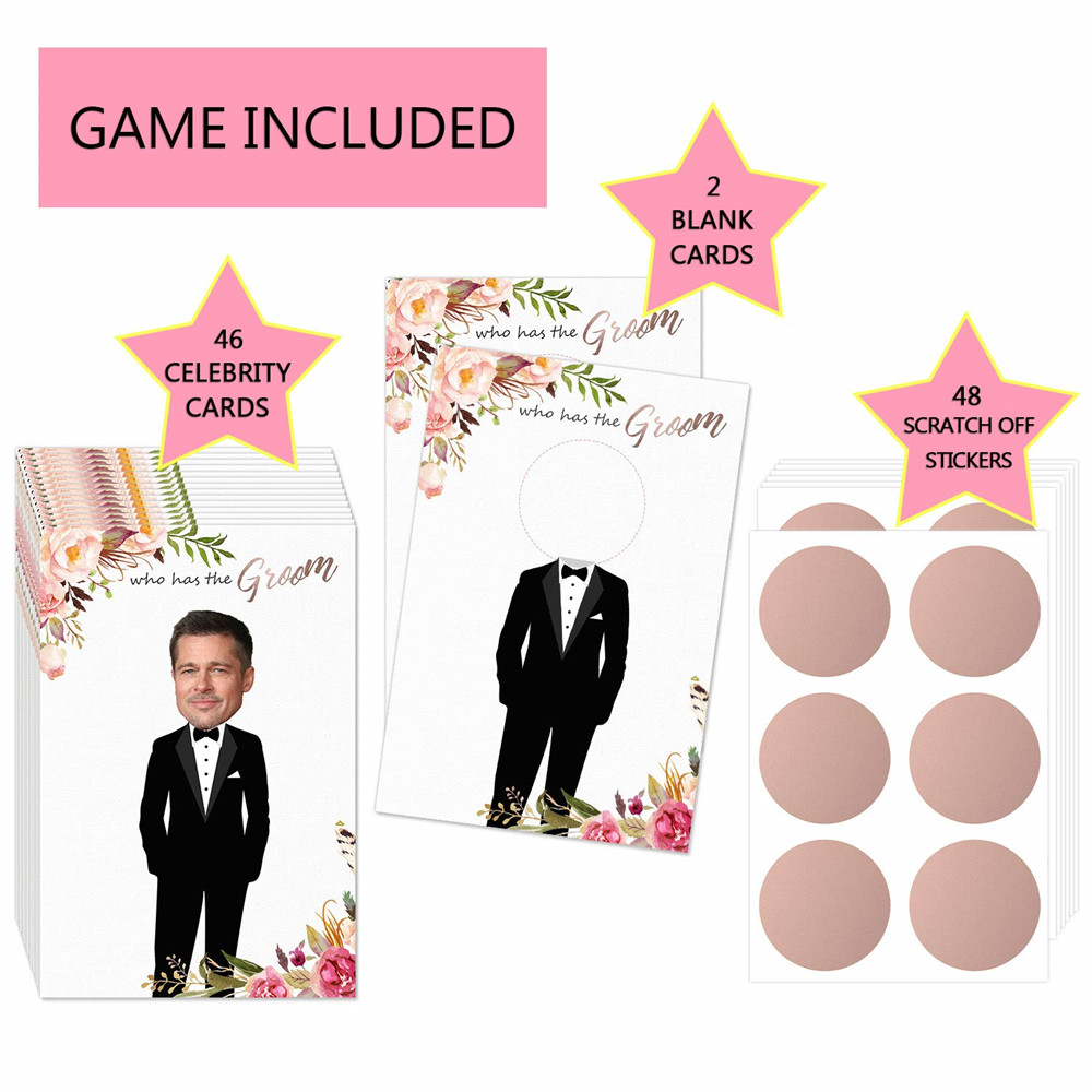 Bridal Shower Games - Who Has  - Party Games Bridal Shower 评论和价格