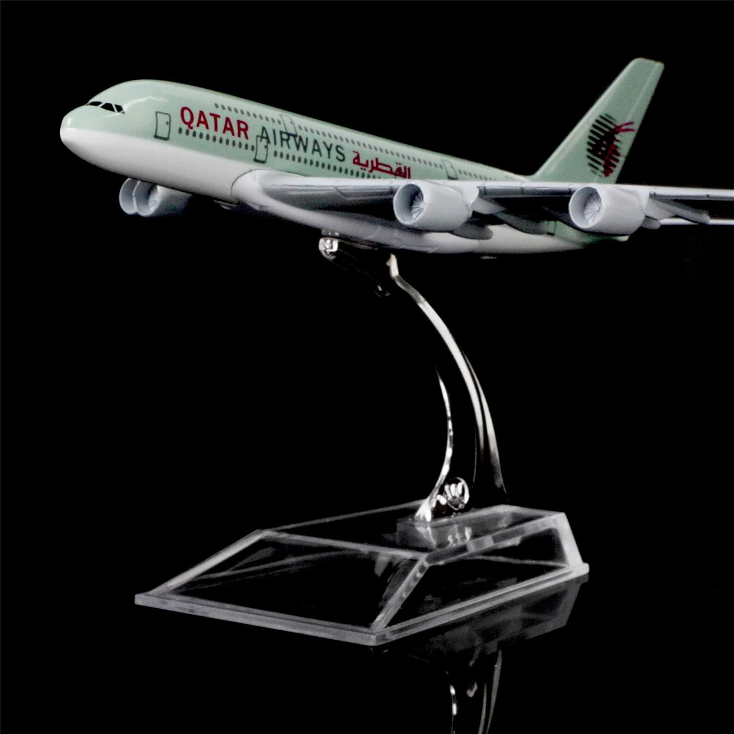 1:400 16cm Air Bus A380 Qatar  - Party Games Bus 评论和价格