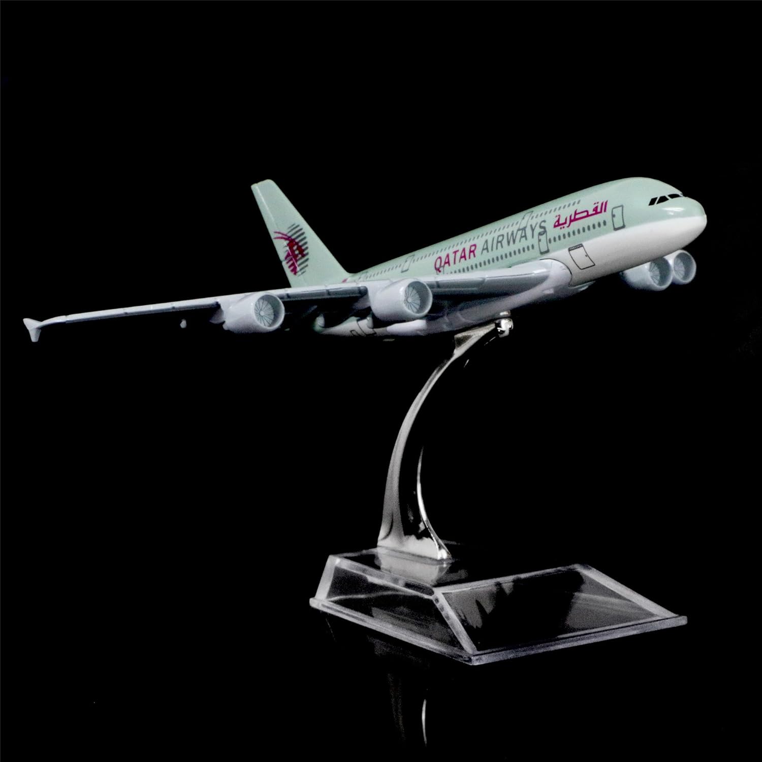 1:400 16cm Air Bus A380 Qatar  - Party Games Bus 评论和价格