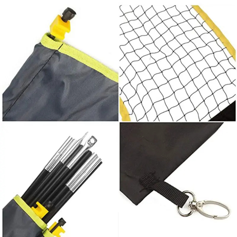 Foldable Badminton Net Set for - Badminton Set Garden 评论和价格