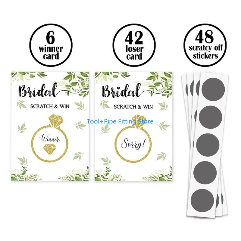 F92B Bridal Shower Scratch Off - Party Games Bridal Shower 评论和价格