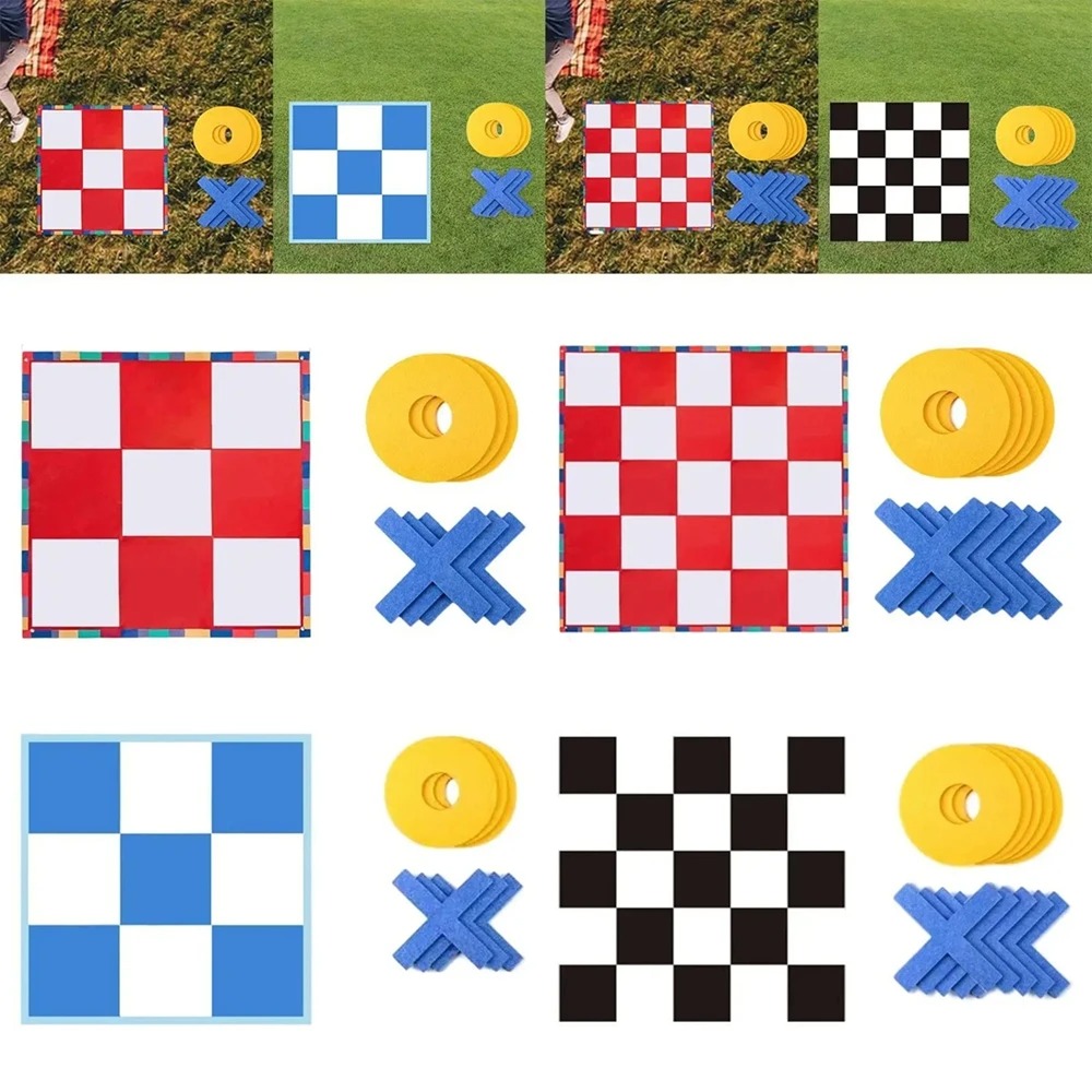 Giant Tic Tac Toe Game Mat Set - Tic Tac Toe Giant 评论和价格