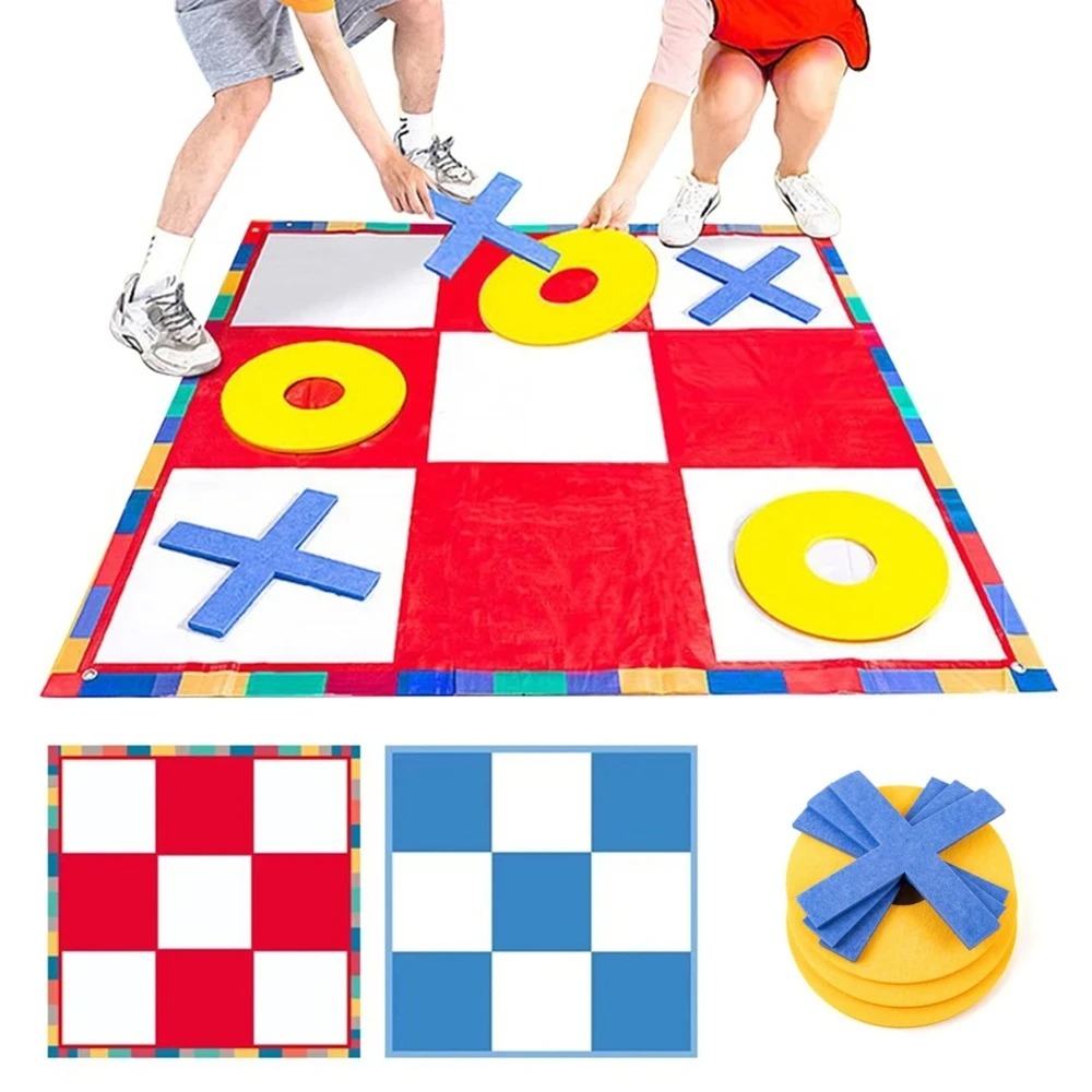 Giant Tic Tac Toe Game Mat Set - Tic Tac Toe Giant 评论和价格