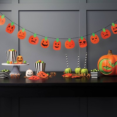 22 Count Pumpkin Garland Party - Party Games Bridal Shower 评论和价格