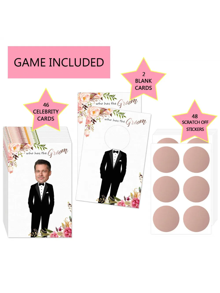 Bridal Shower Games - Who Has  - Party Games Bridal Shower 评论和价格