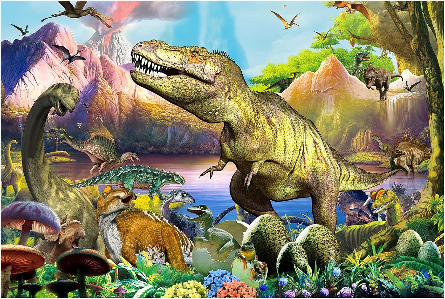 Dinosaur Group Adult Wooden Pu - Party Games Group For Adults 评论和价格