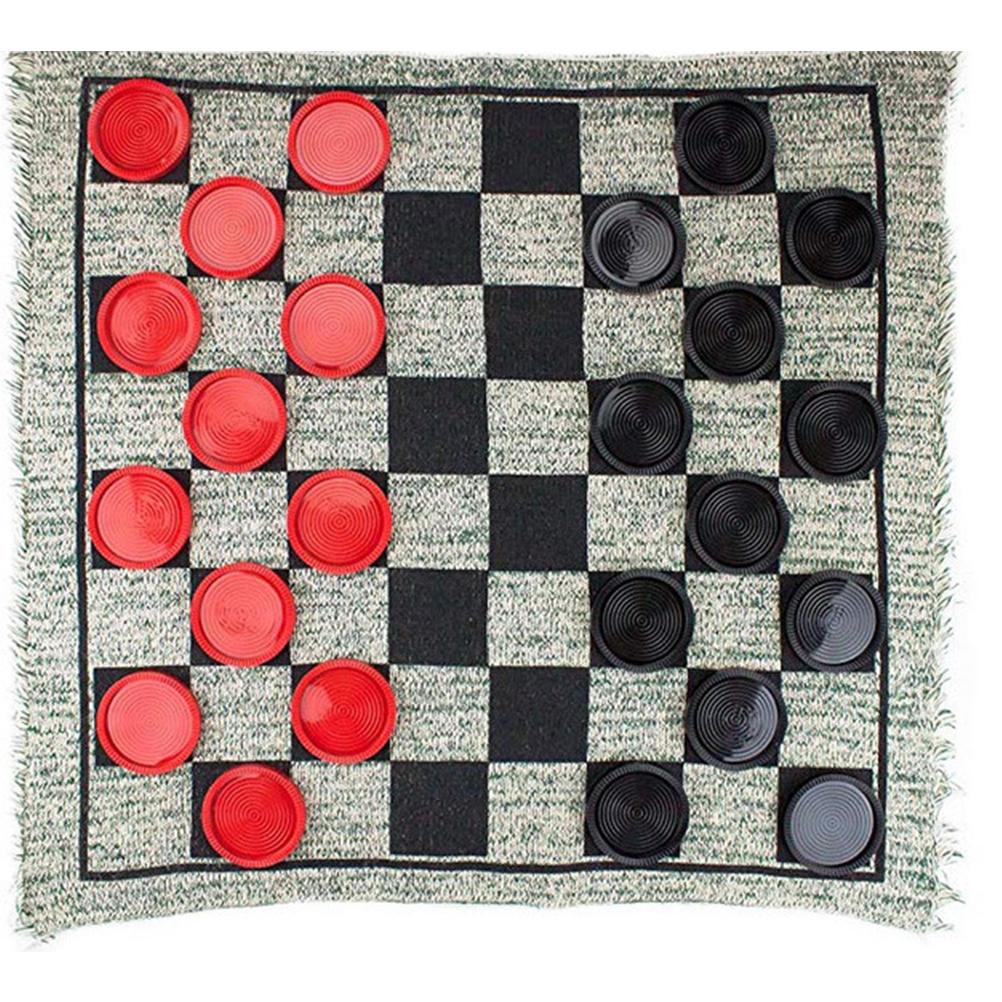 3 in 1 Giant Checkers Set Tic  - Tic Tac Toe Giant 评论和价格